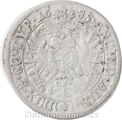 XV. krejcar 1685 B-W - Mohuč-Wildering