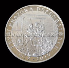 2019 - 200Kč První pražská defenestrace Proof