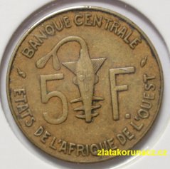 Afrika - Centrální východní - 5 francs 1975