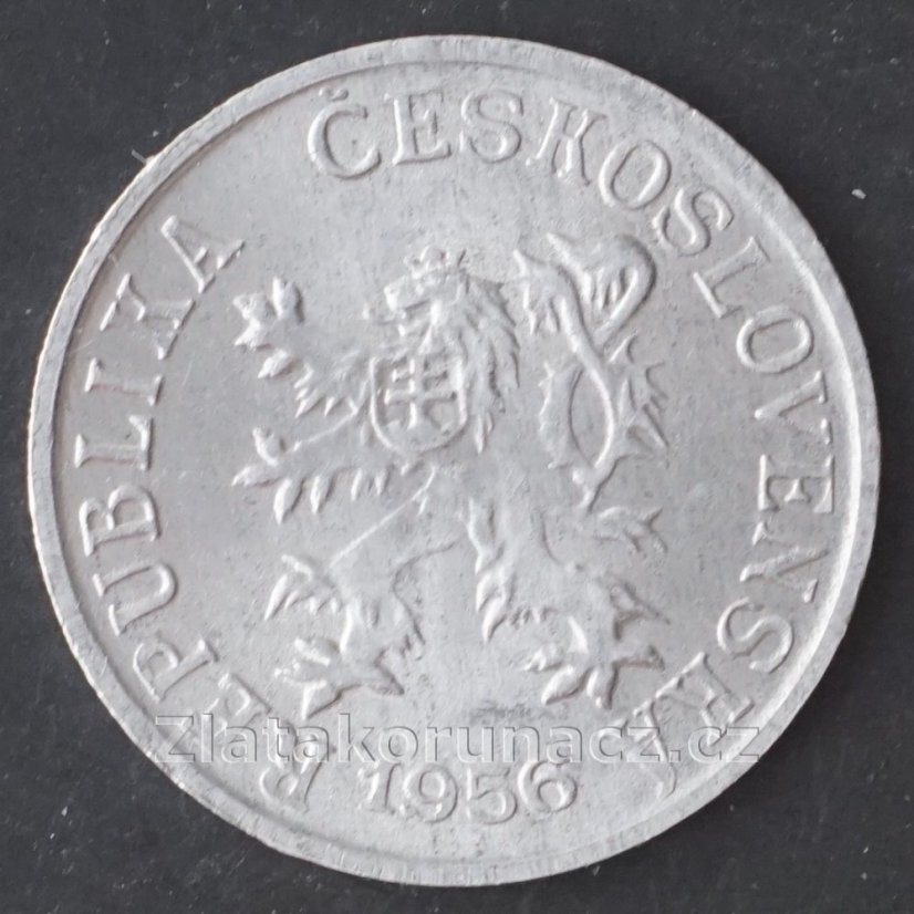 1 haléř 1956