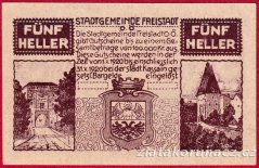 Freistadt - 5 haléřů - 1920