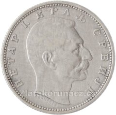 Srbsko - 1 dinar 1912