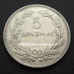 Řecko - 5 drachmai 1930