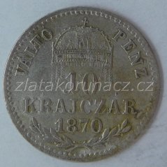 10 krejcar 1870 KB