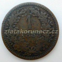 1 krejcar F.J.I.-1888 KB