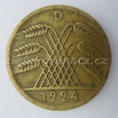Německo - 5 Rentenpfennig 1924 D