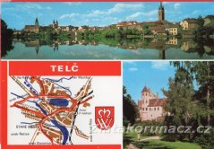Telč - mapa města