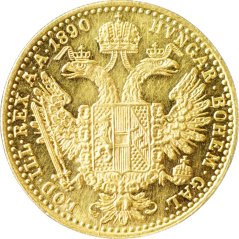 Zlatá mince Rakousko - Uhersko - 1 Dukát 1890