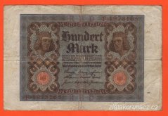Německo - 100 Mark 1.11.1920 - série F-A