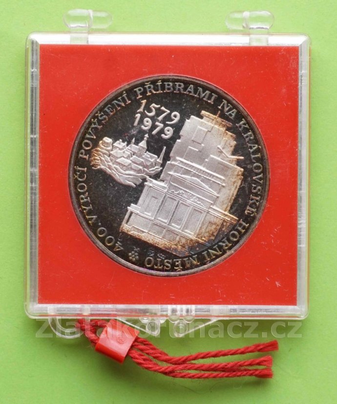 400.výročí povýšení Přibrami na královské horní město v originál etui