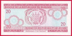 Burundi - 20 Francs 1997