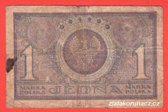 Polsko - 1 Marka 17.5. 1919