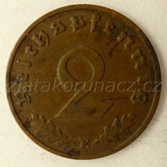 Německo - 2 Reichspfennig 1939 E