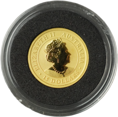Zlatá mince Austrálie - 15 Dollars 2022 1/10 Oz Nugget Kangaroo Klokan