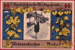 Weissenkirchen - 90 haléřů - 1920 - barevná