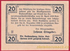 Gallneukirchen - 20 haléřů - 1920