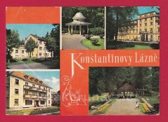 Konstantinovy lázně - lázeňské budovy, pramen