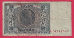 Německo - 10 Reichsmark 22.1.1929 - série S-L - 8 m.č.