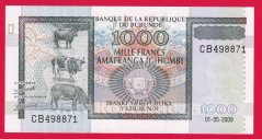 Burundi - 1000 Francs 2009