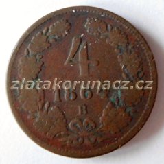4 krejcar 1864 B