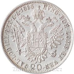 20 krejcar 1853 A
