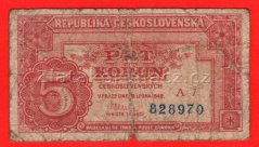 5 Kčs 1949 A7