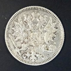 Finsko - 25 pennia 1898 L