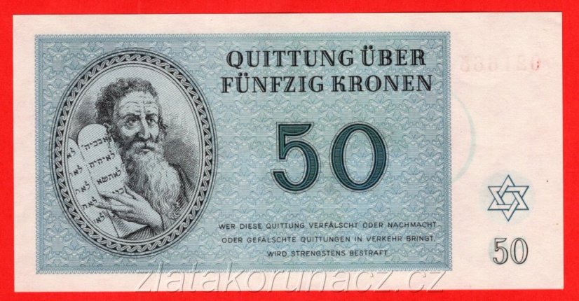 50 K - Terezínská poukázka B