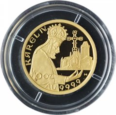 1999 - 1 000Kč Karla IV. Proof