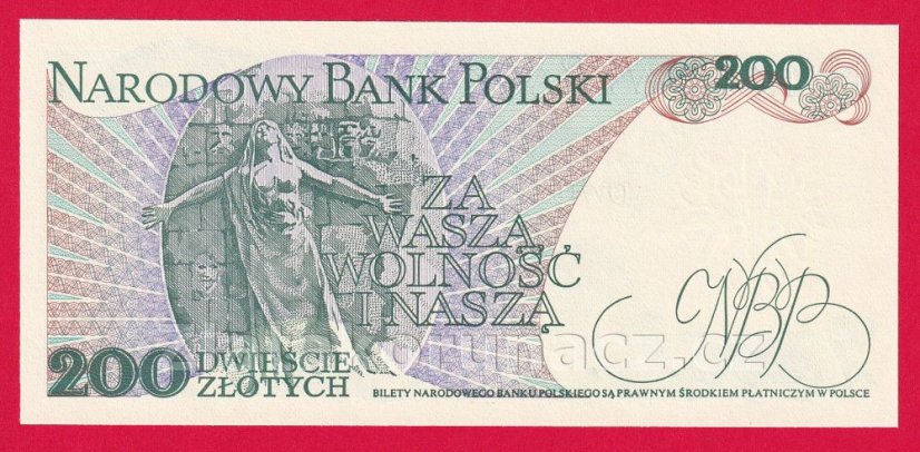 Polsko - 200 Zlotych 1988