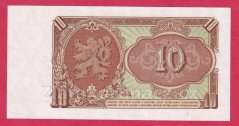 10 Kčs 1953 CE ruský číslovač