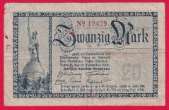 Detmold - 20 mark 1918