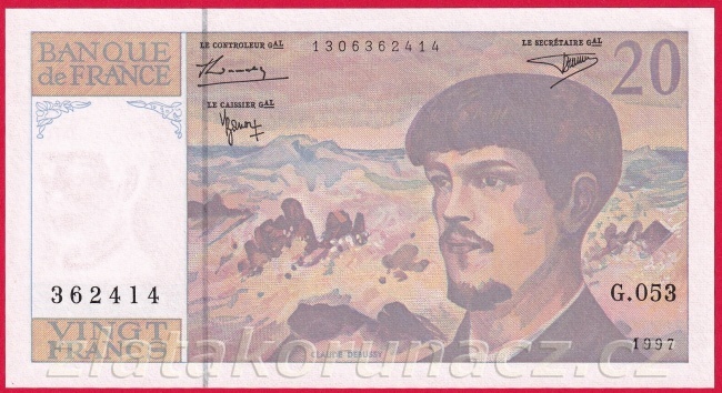 Francie - 20 Francs 1997