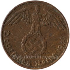 Německo - 1 Reichspfennig 1937 J