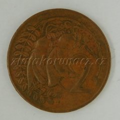 New Zealand - 2 cents 1969