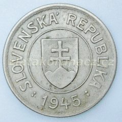 1 koruna 1945