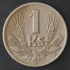 1 koruna 1942 - varianta