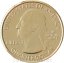 USA - New Hampshire - 1/4 dollar 2013 D zlacený
