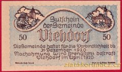 Viehdorf  - 50 haléřů - 1920