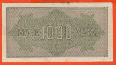 Německo - 1000 mark 15.9.1922 - série F-VL
