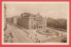 Brno - Národní divadlo,ulice,domy