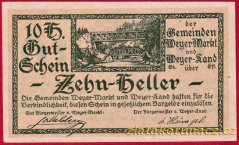 Weyer-Land - 10 haléřů - 1920
