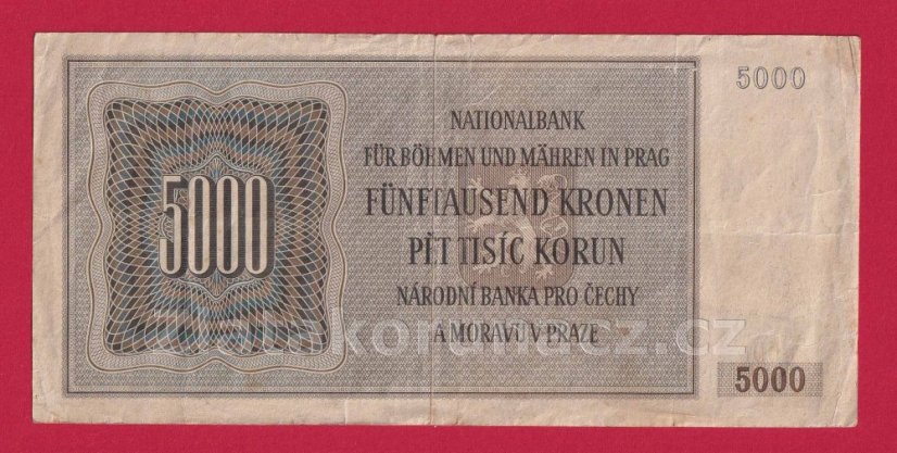 5000 Korun 1944  A 01