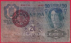 Maďarsko - 20 Korona 1919