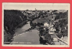 Lázně Bechyně - pohled z mostu