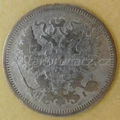 Rusko - 20 kopějka 1869 NI (НI)