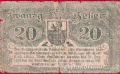 Amstetten - 20 haléřů - 1920