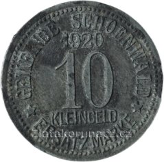 Německo - Schoenwald - 10 pfennig 1920