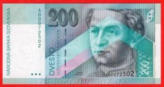 Slovenská republika - 200 korun 1995 "A"