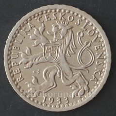25 haléř 1933